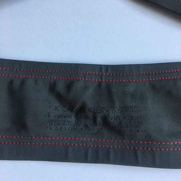 90’s Y2K Calvin Klein Olive Green Loungewear Tank Bra - Picture 5 of 9